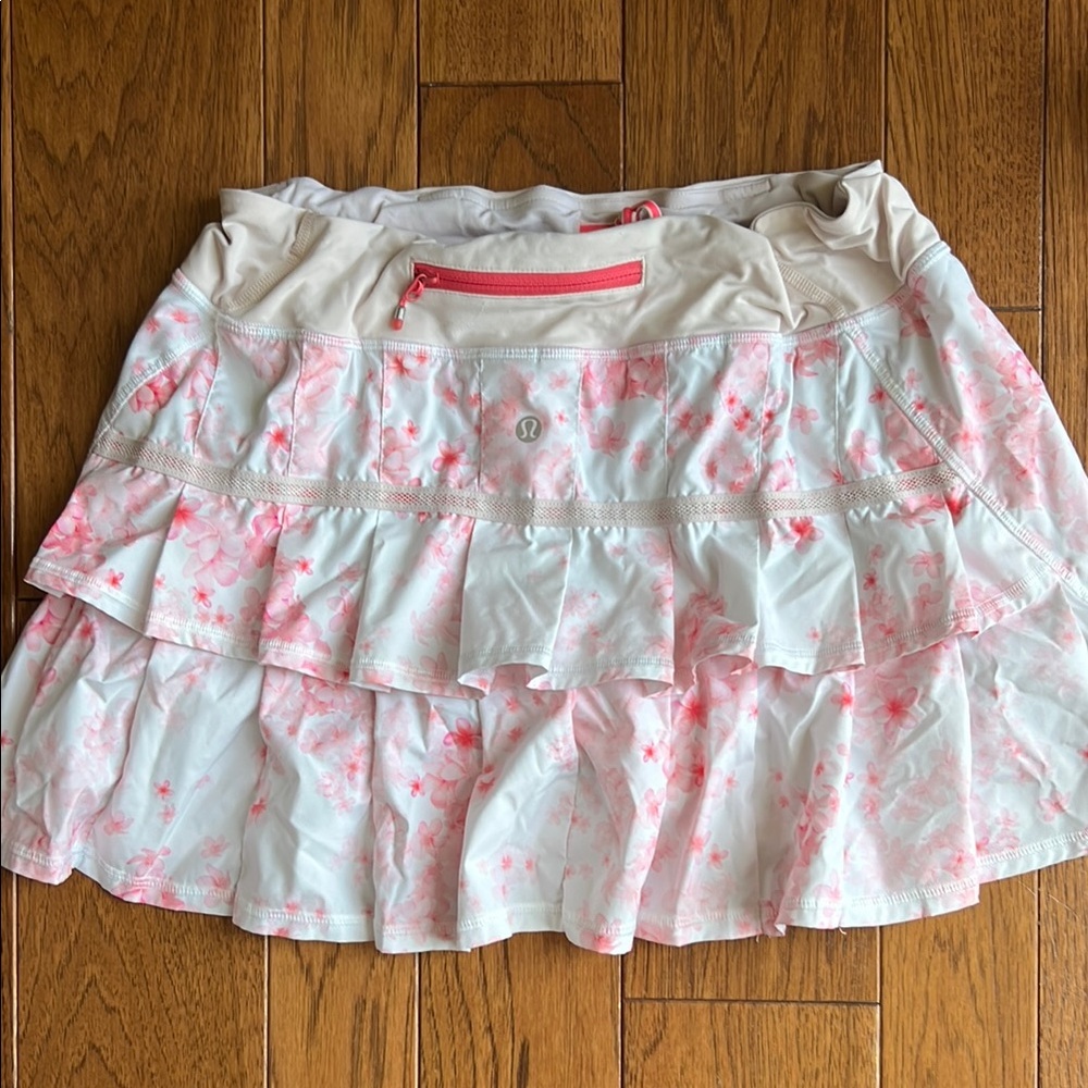 Lululemon Pink Floral Skort